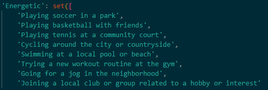 connection of interest, mood, and activity